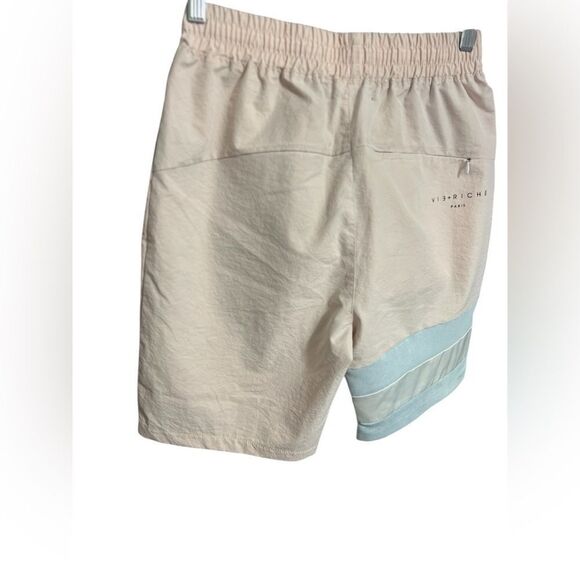 Vie Riche Striped pink blue medium pockets men shorts - Picture 4 of 13